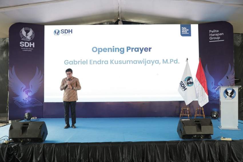 Peresmian Sekolah Dian Harapan di Lampung oleh Pemprov dan YPPH