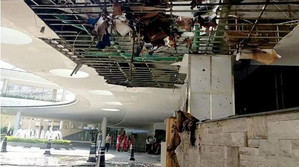 Lokasi penanganan kebakaran Hotel Pullman Jakarta Barat
